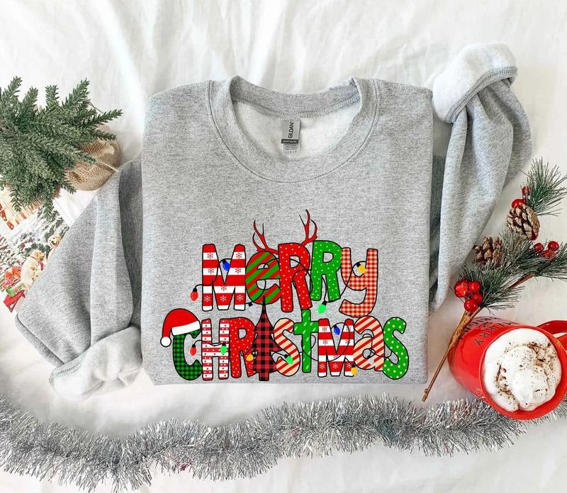 Christmas Sweatshirt, Womens Christmas Hoodie, Christmas Sweatshirts for Women, Christmas Gift Women,Merry Christmas...