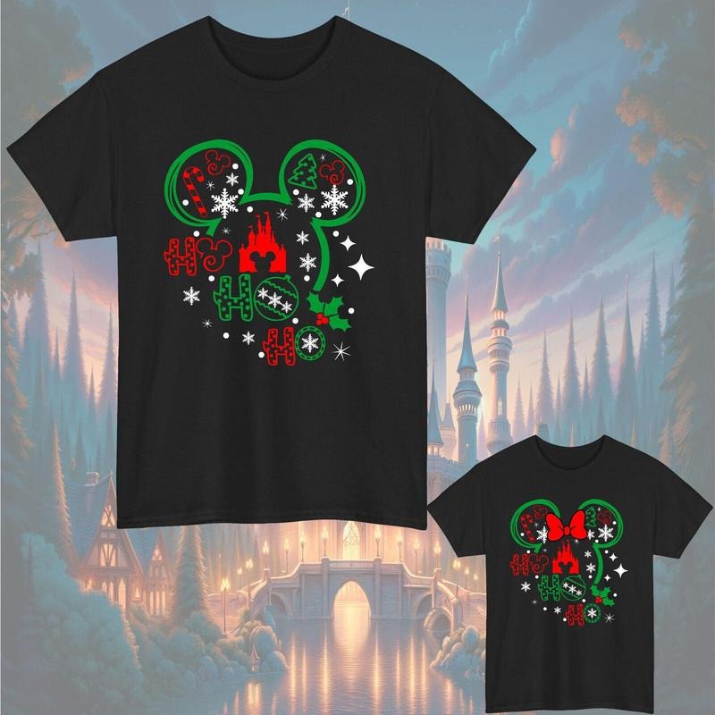Christmas T Shirt Minnie Merry Xmas Festive Funny UnisexTee Made in USA Hoodie, Sweatshirt | UrbanDripWear.com