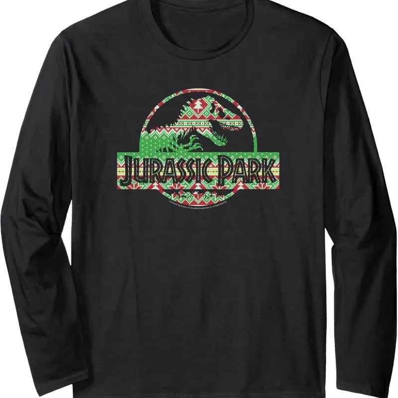 Christmas Ugly Sweater Logo Fill Long Sleeve T-Shirt Hoodie, Sweatshirt | UrbanDripWear.com