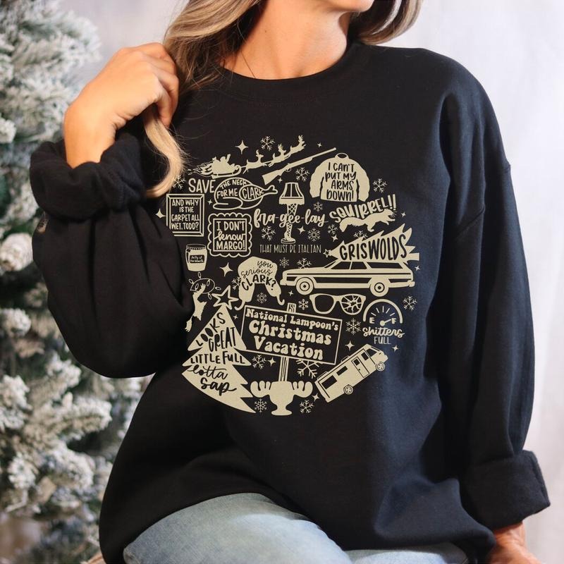 Christmas Vacation Rant Shirt, Christmas Vacation Quotes, Clark Griswold Sweatshirt, National Lampoons Vacation...