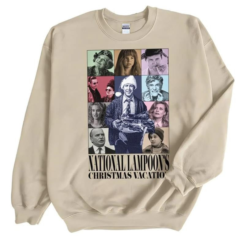 Christmas Vacation Sweatshirt, My Christmas Era Classic Movie Tee Womenswear Tops Hoodie | UrbanDripWear.com
