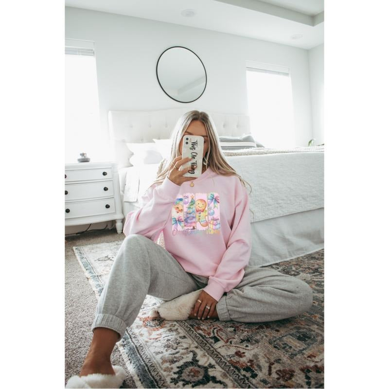 Christmas vibes sweatshirt  Pullover Womenswear Tops Long Sleeve T-Shirts, Hoodie | UrbanDripWear.com