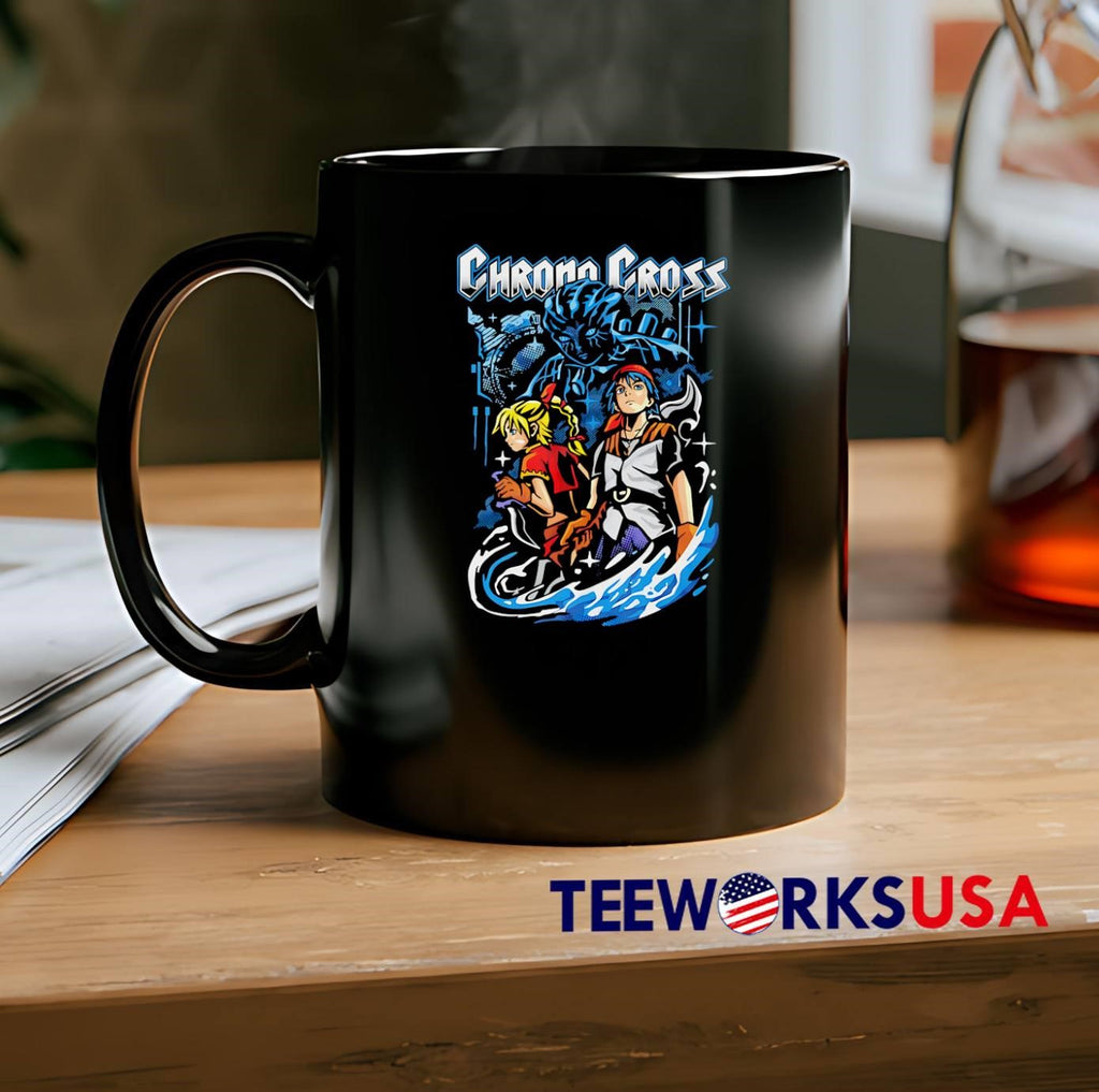 Chrono Cross Serge and Kid Anime Fantasy RPG Video Game T-Shirt