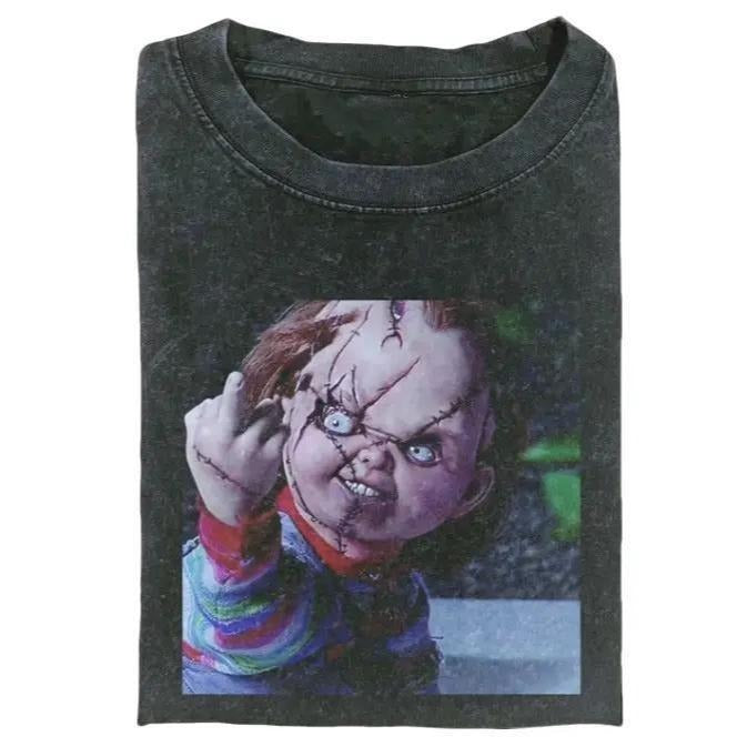 Chu*ky Vintage Halloween T-Shirt , Funny Halloween Shirt, Unisex T-Shirt, Y2K 90s Graphic Shirt, gift for her, him,...