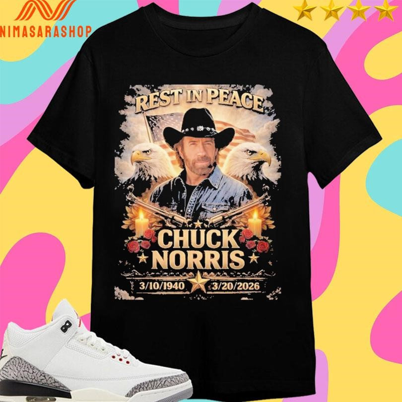 Chuck Norris Rest In Peace 3-10-1940 To 3-20-2026 RIP Shirts