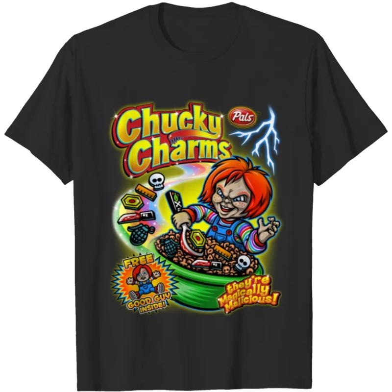Chucky Charms V2 - Chucky - T-Shirt, Unisex T-Shirt, For Women Men Hoodie, Sweatshirt | UrbanDripWear.com