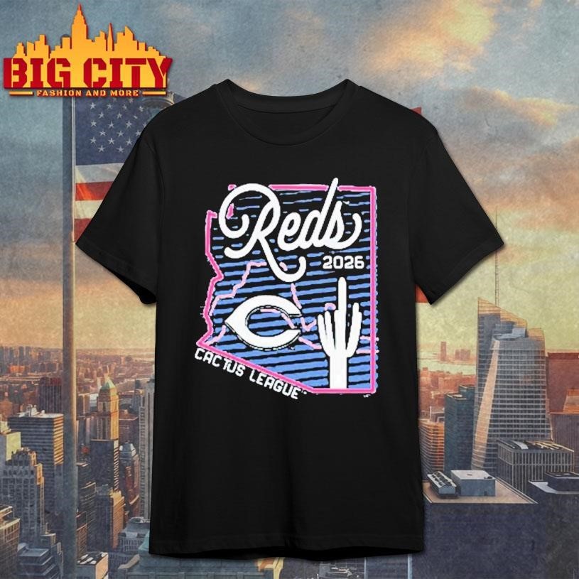 Cincinnati Reds 2026 Spring Training Cactus League Influx Spring Training Sunrise Bold Shirt