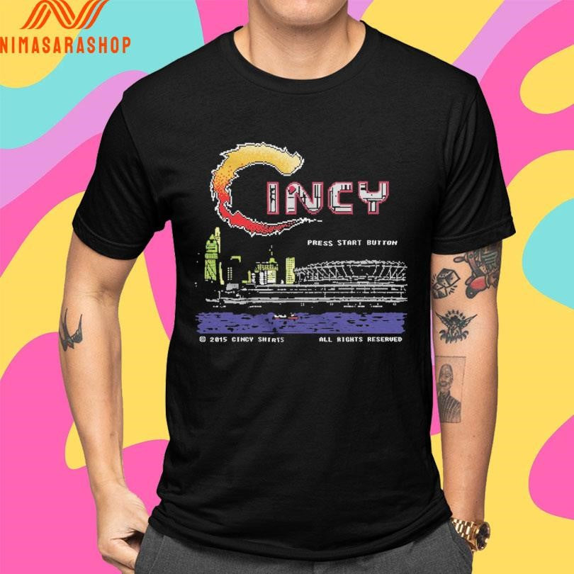 Cincy Contra Press Start Button 2015 Cincy Shirtss All Rights Reserved Shirts