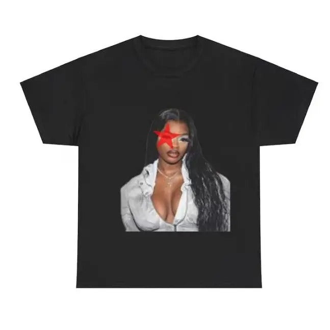 City Girls JT Red Stars Graphic T-Shirt Cotton Fabric Tee Hoodie, Sweatshirt | UrbanDripWear.com