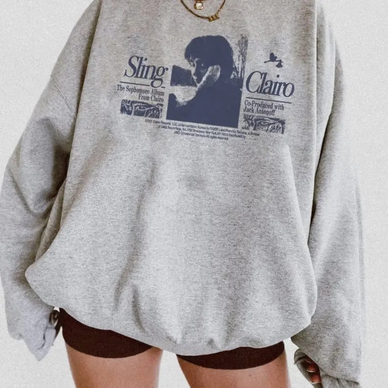 Clairo Sling Aesthetic Album Sweatshirt Indie Music Fan Merch T-Shirts, Hoodie | UrbanDripWear.com