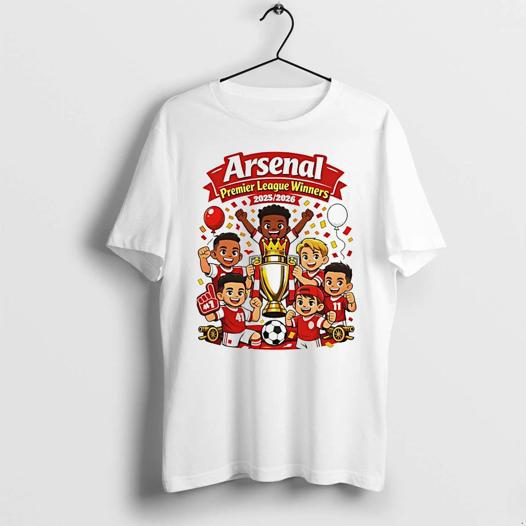 Classic Arsenal Fc Cartoon Premier League Winners 2025 2026 Shirts Sweater