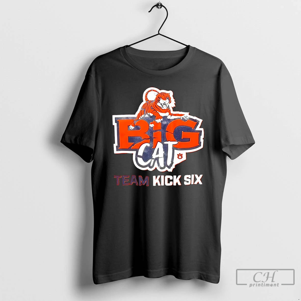 Classic Auburn Tigers Big Cat Team Kick Six Football 2026