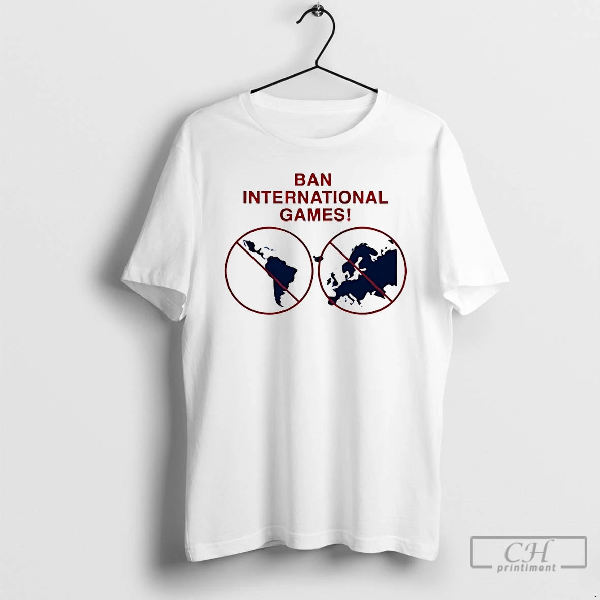 Classic Ban International Games Usa Map