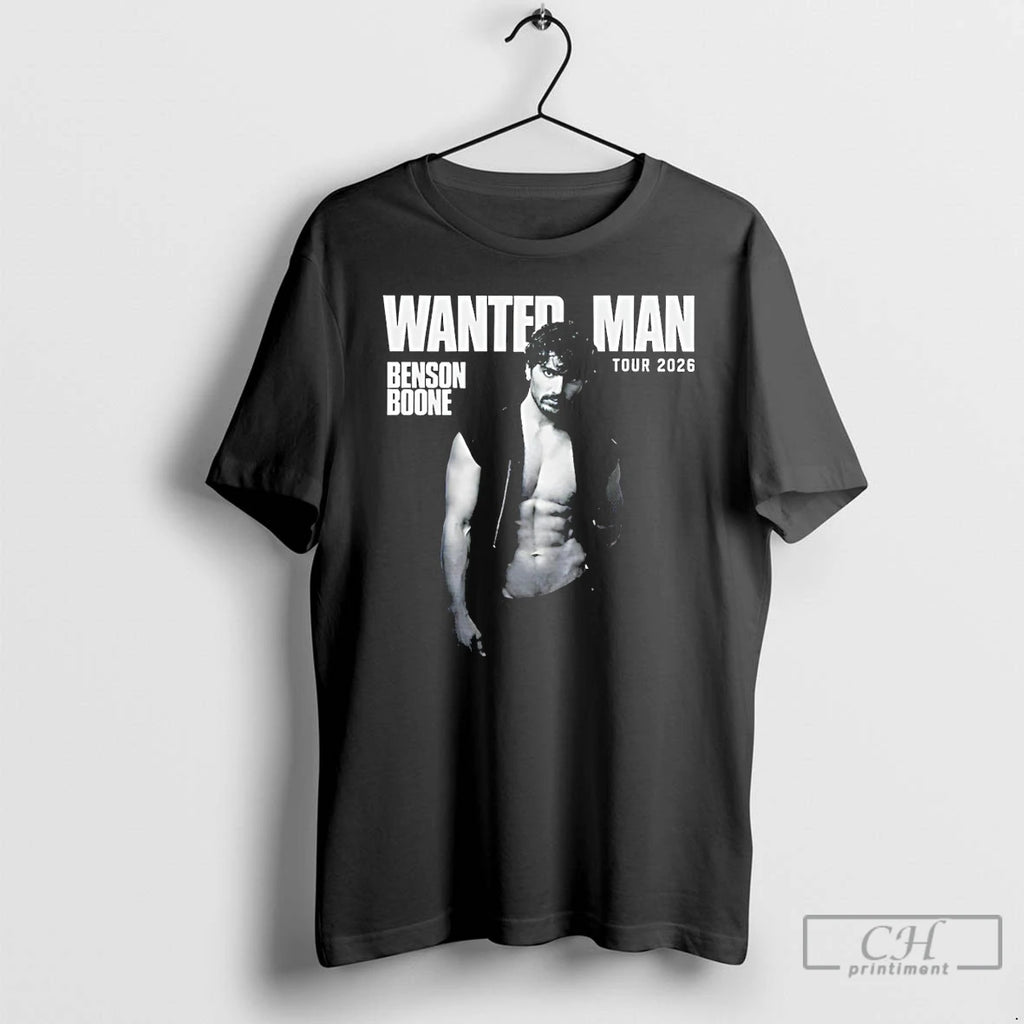 Classic Benson Boone Wanted Man Tour 2026 Vintage