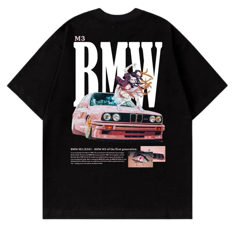 Classic Bimmer M3 E30 x NEZUK0 T-shirt, Car Enthusiast Shirt, Car Clothing, Classic Car Shirt Hoodie, Sweatshirt