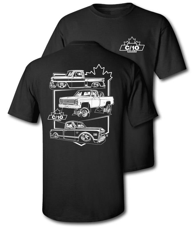 Classic C10 Club T-Shirt - Vintage Chevy C10 Pickup Truck Enthusiast Tee - Cotton T-Shirt for Men, Perfect for Everyday...