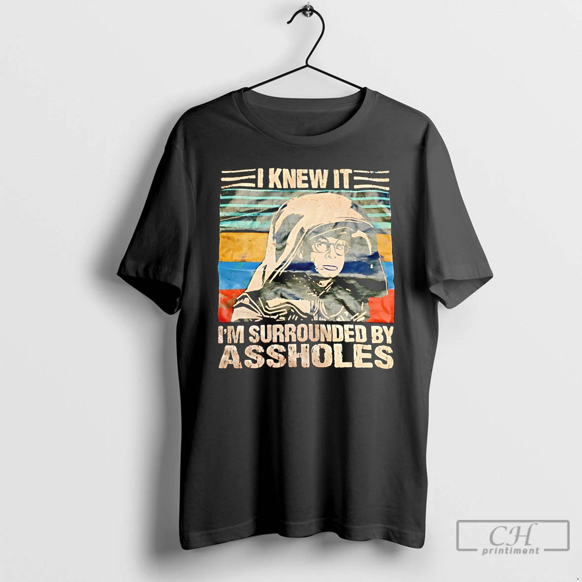 Classic Dark Helmet Spaceballs I Knew It Im Surrounded By Assholes Vintage T Shirts Sweater