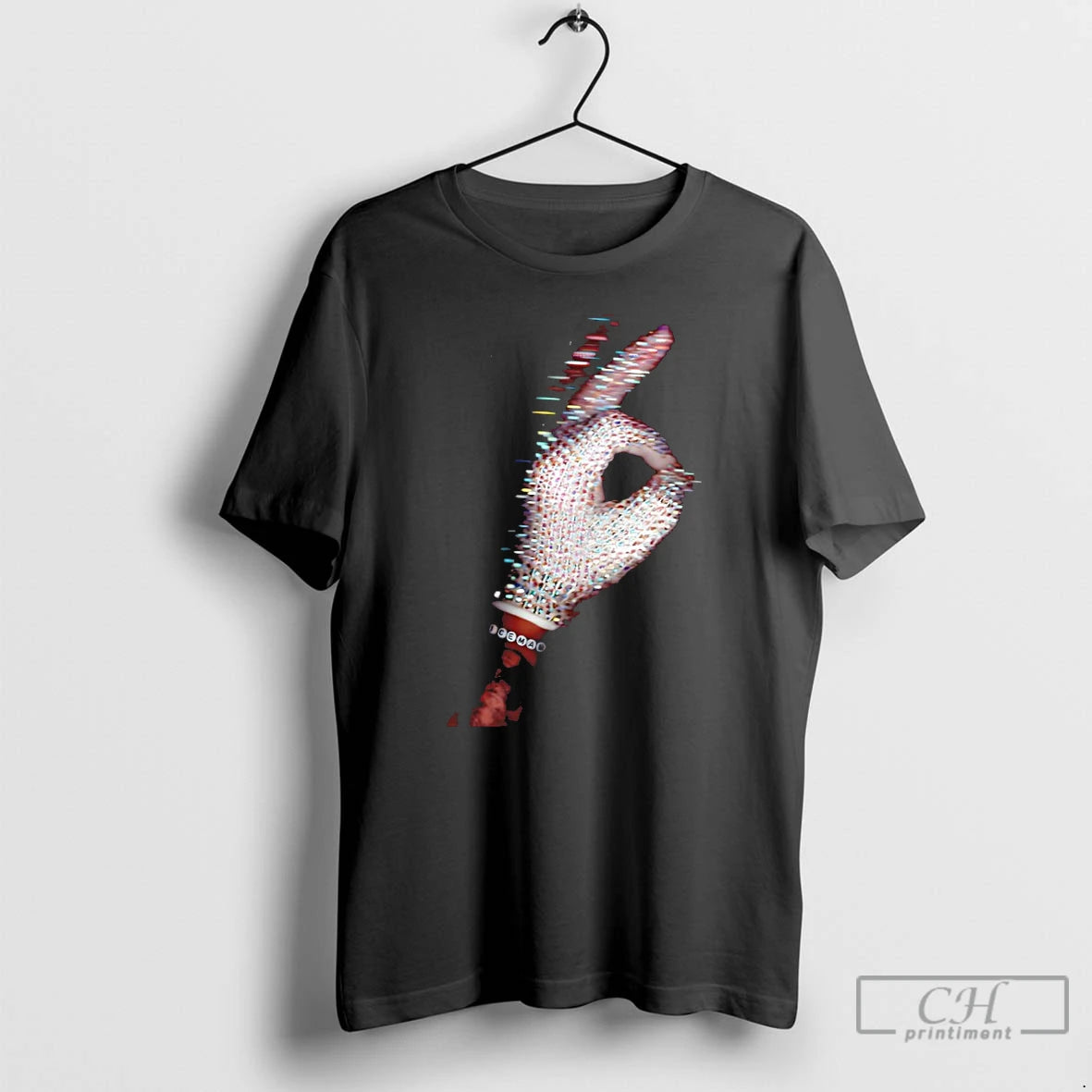 Classic Drake Crystal Embellished Gloves Iceman Album