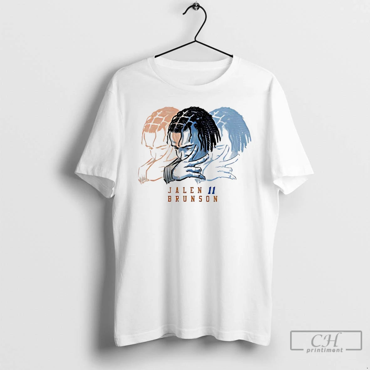 Classic Jalen Brunson 11 New York Knicks Player Pose Signature