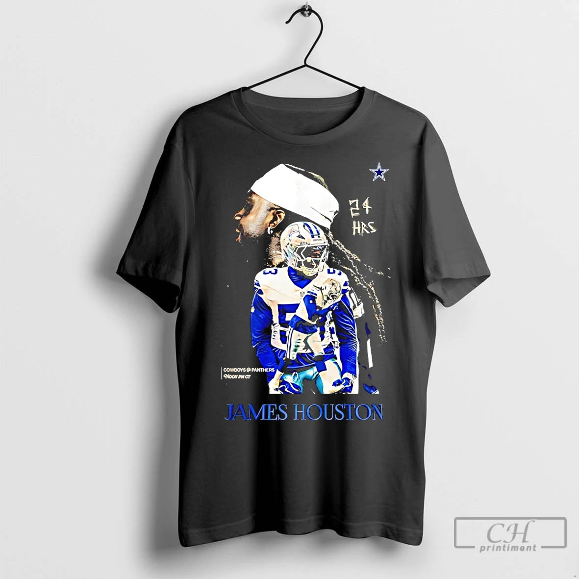 Classic James Houston Iv Dallas Cowboys 25 Hrs Graphic