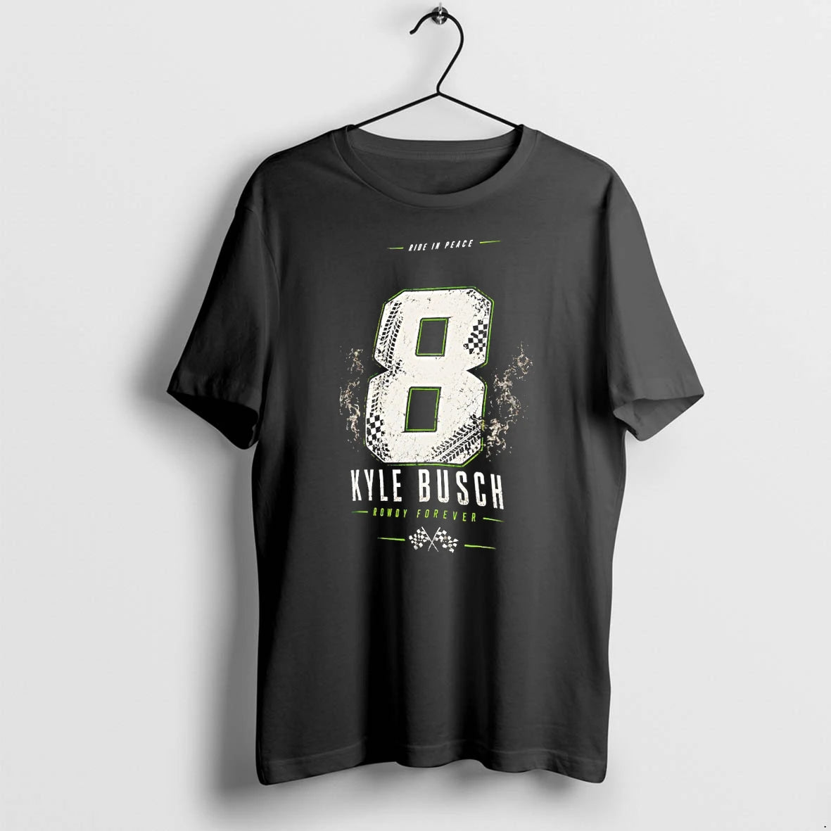 Classic Kyle Busch 8 Rowdy Forever Ride In Peace 1985 2026 Vintage Shirts Sweater
