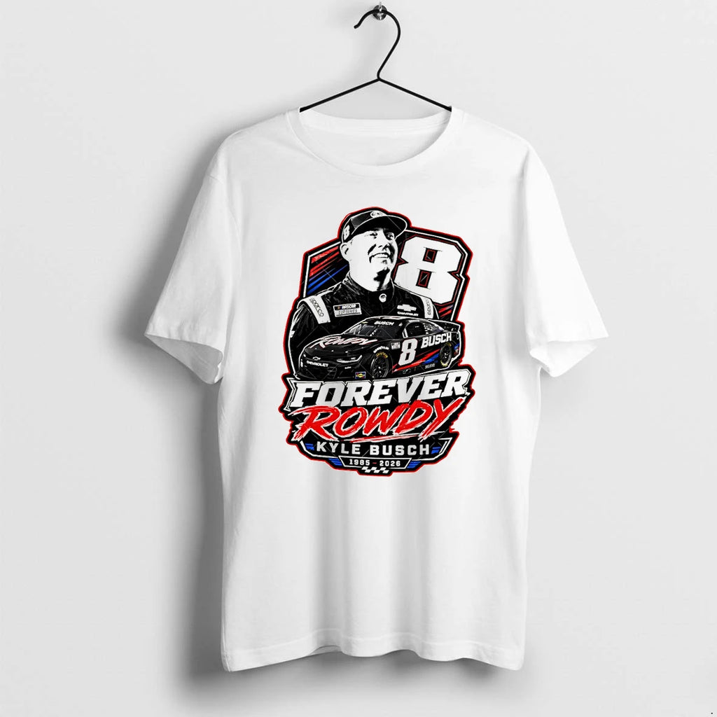 Classic Kyle Busch Tribute Racing Memorial Forever Rowdy Shirts Sweater