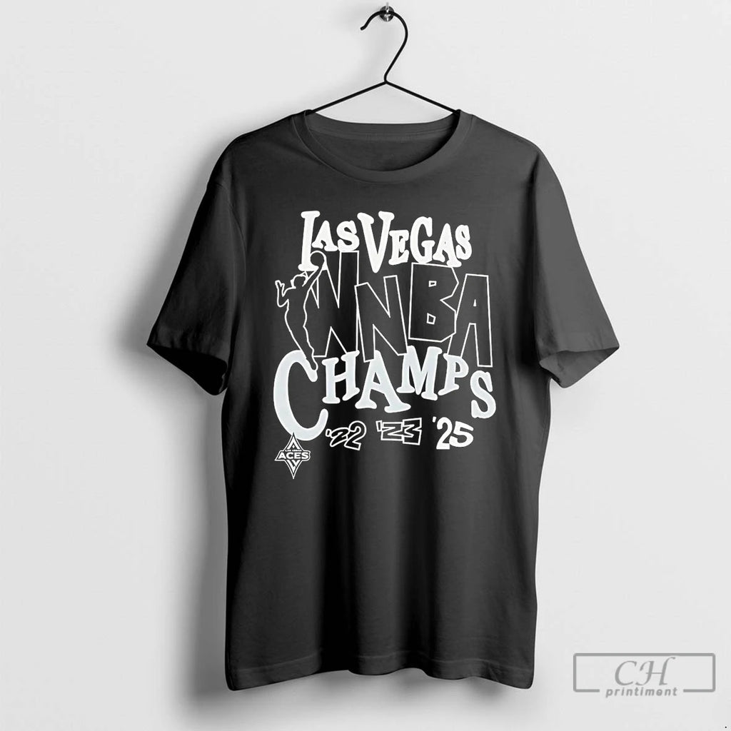 Classic Las Vegas Aces 3 Time Wnba Champions 2025 T Shirts
