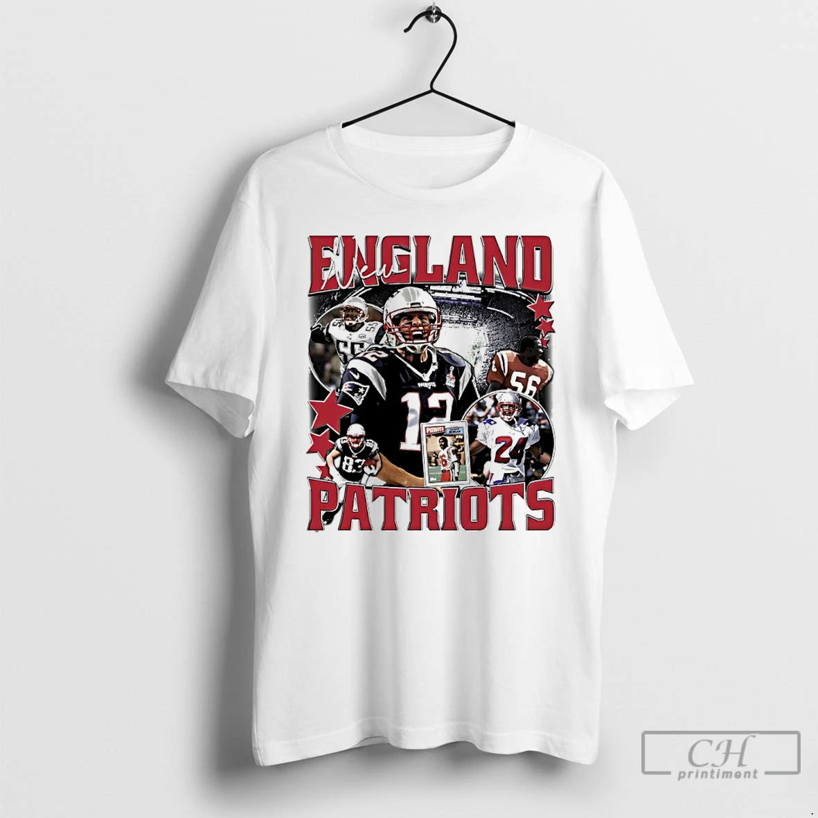 Classic New England Patriots Football 90s Bootleg Vintage