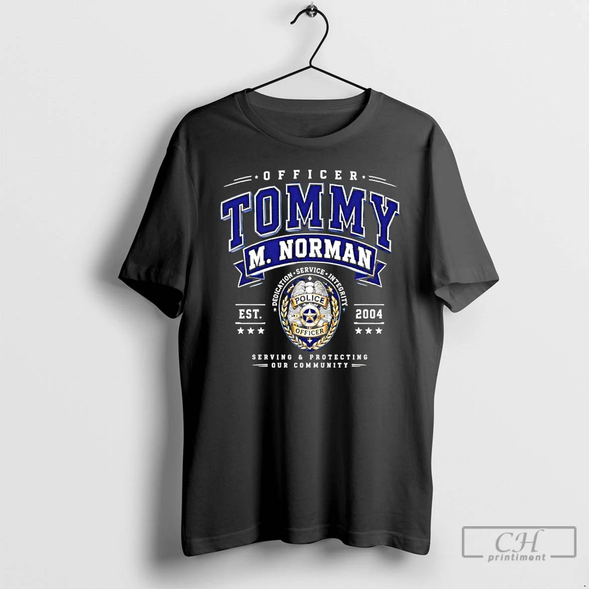 Classic Officer Tommy M Norman Dedication Service Integrity Police