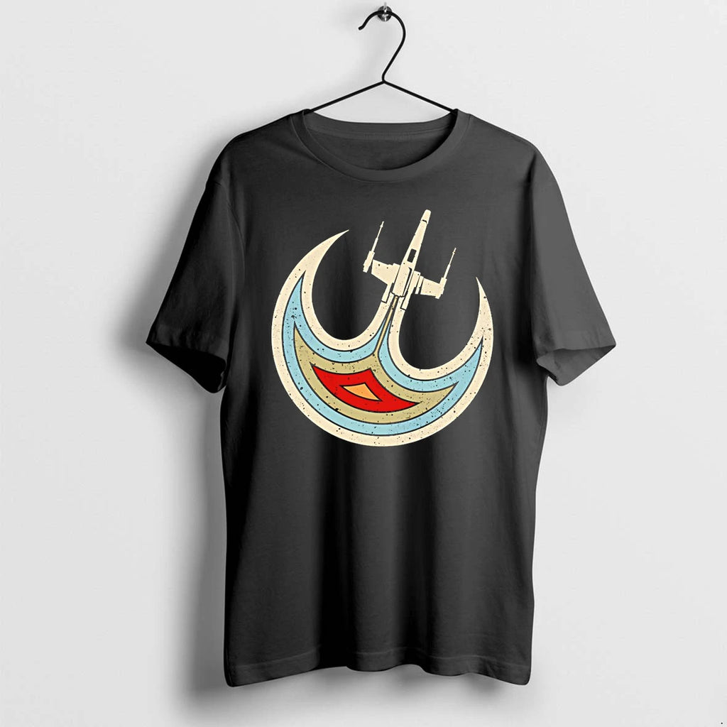 Classic Rebel Alliance Emblem And An X Wing Rebel Retro Shirts Sweater