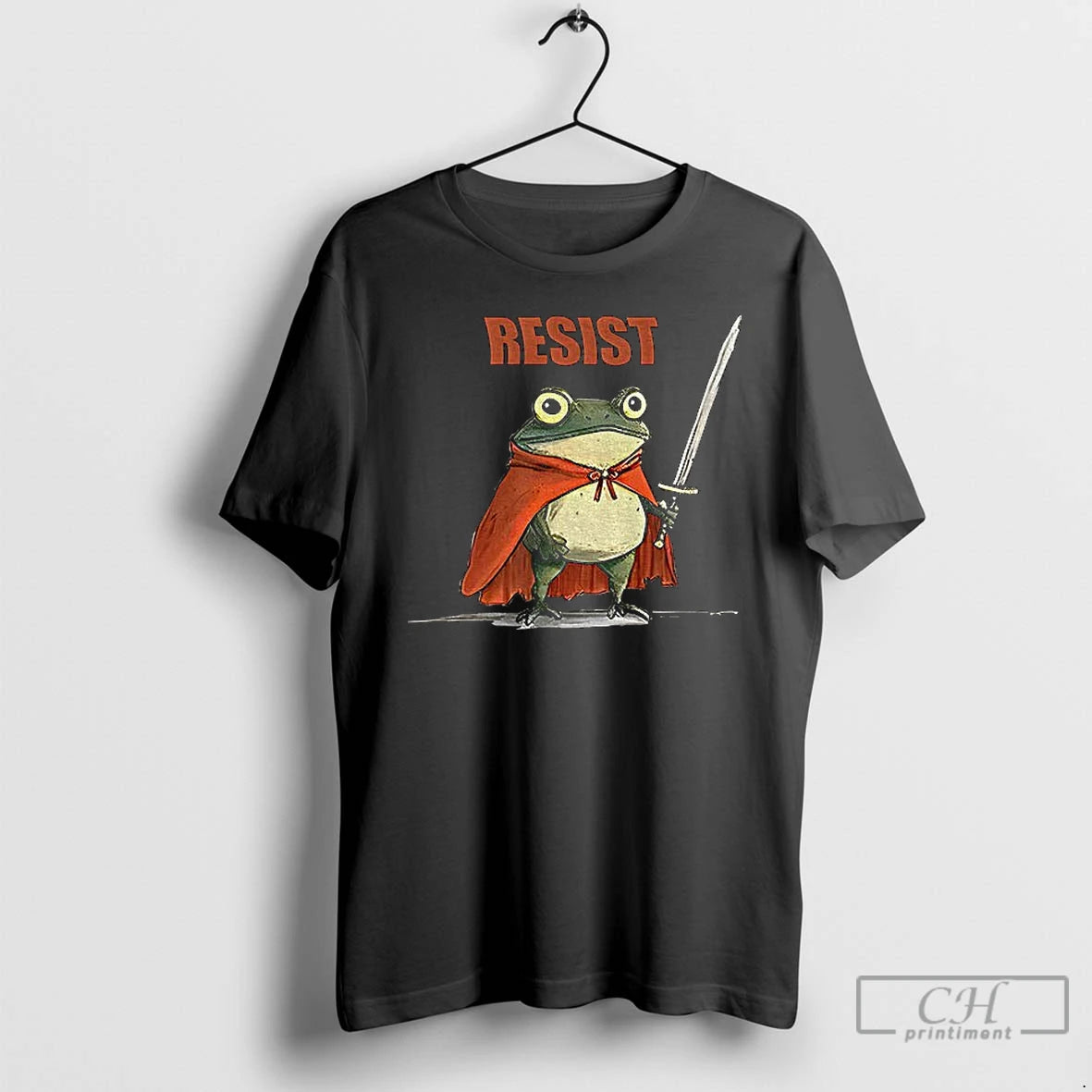 Classic Resist Portland Frog I Stand With Frog Protest Anti Trump Political T Shirts