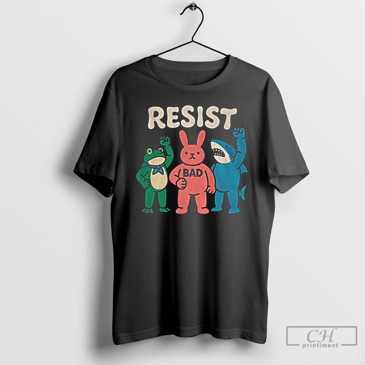 Classic Resist Portland Frog And Friends T Shirts