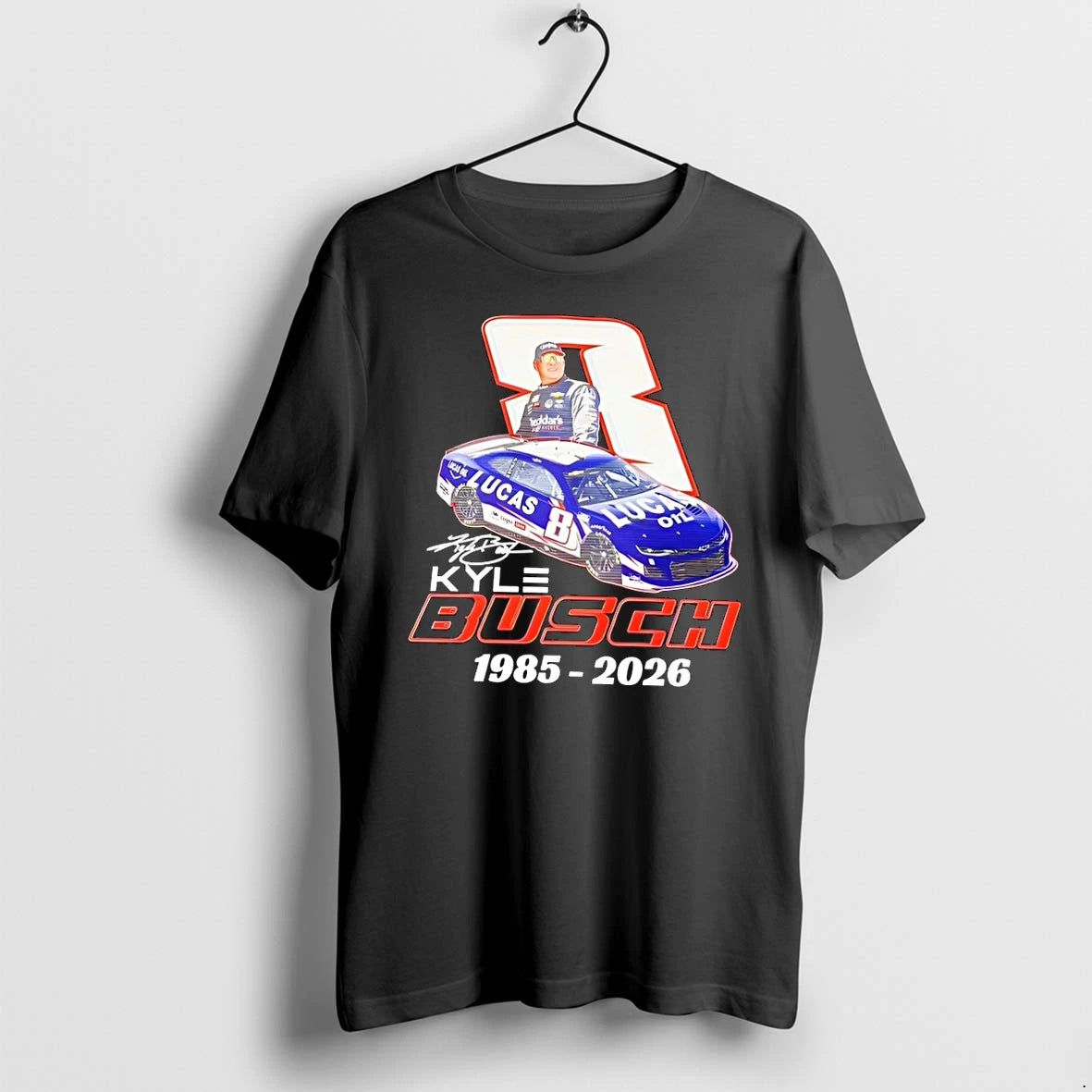 Classic Rowdy Forever Kyle Busch 8 Lucas Oil Nascar Legend 1985 2026 Signature Shirts Sweater