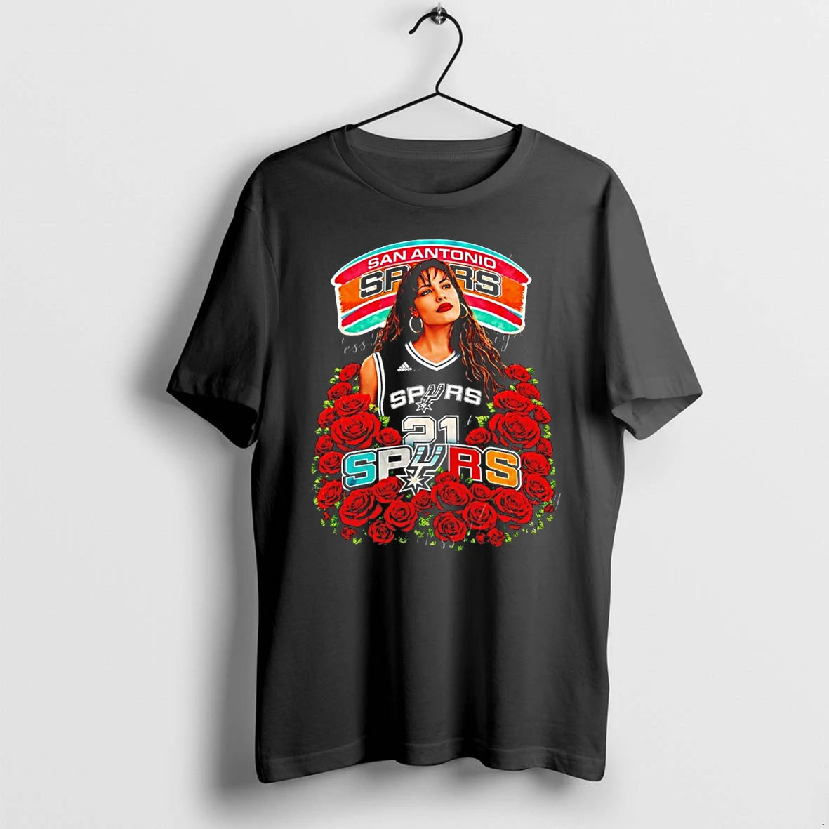 Classic Selena San Antonio Spurs Basketball Go Spurs Go Roses Shirts Sweater