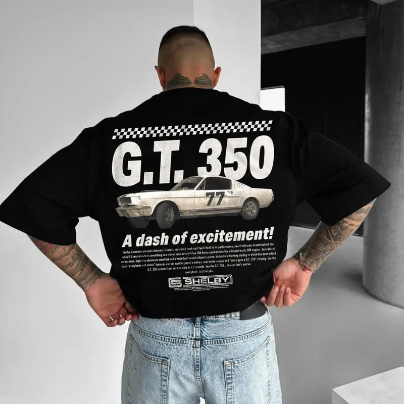 Classic Shelby GT350 T-Shirt, Unisex, Car Clothing Hoodie, Sweatshirt | UrbanDripWear.com