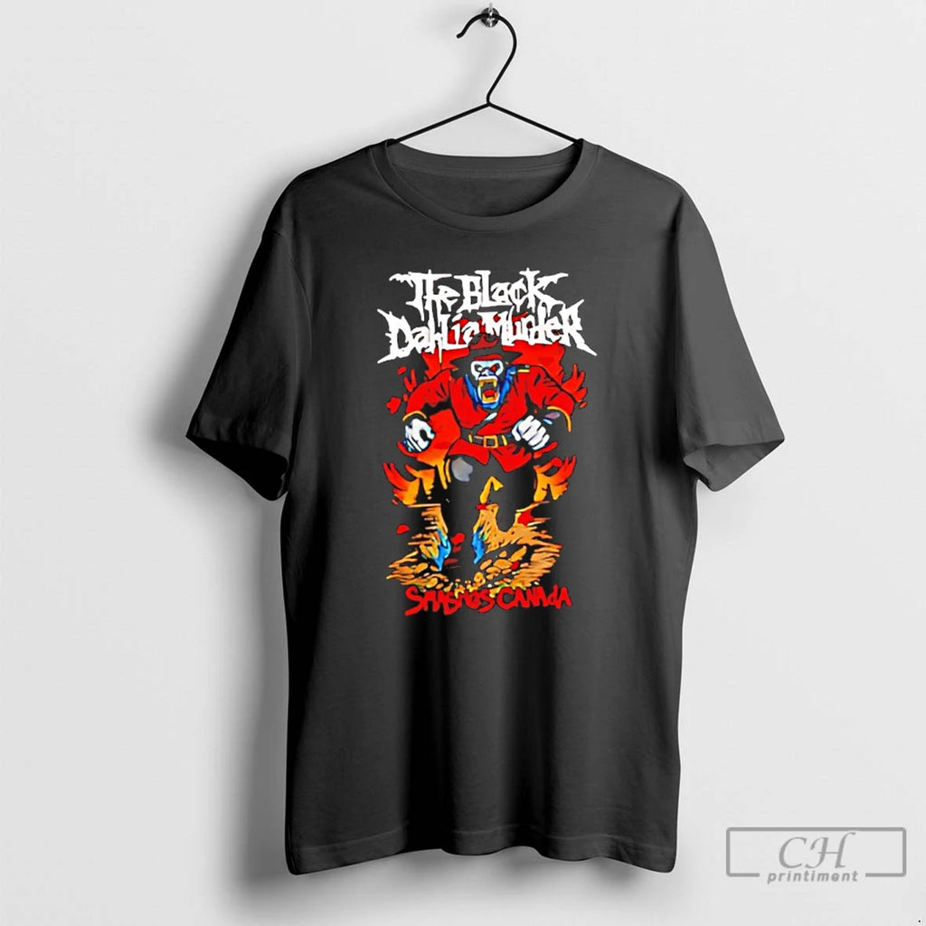 Classic The Black Dahlia Murder Smashes Canada 2025 T Shirts