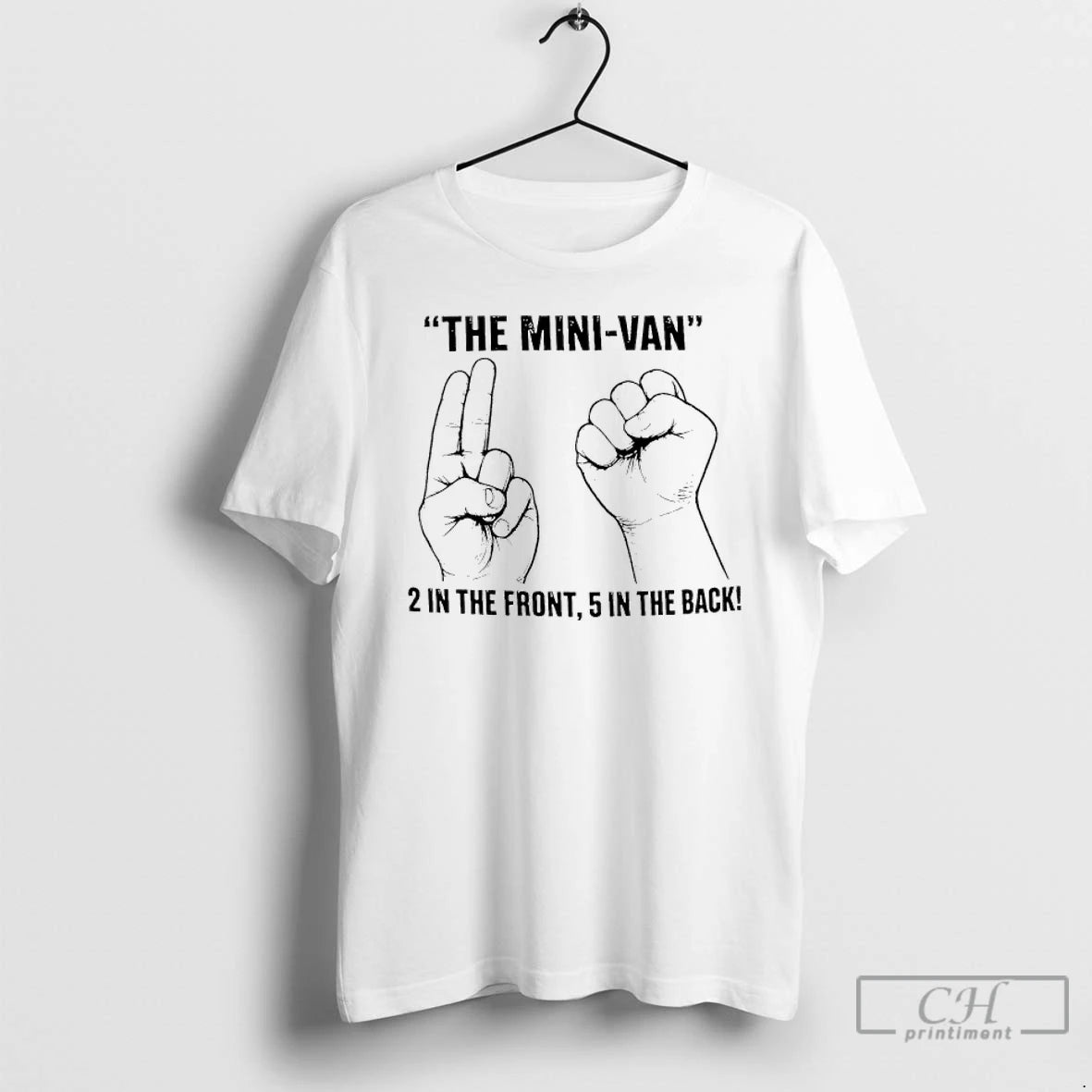 Classic The Mini Van 2 In The Front 5 In The Back T Shirts Sweater