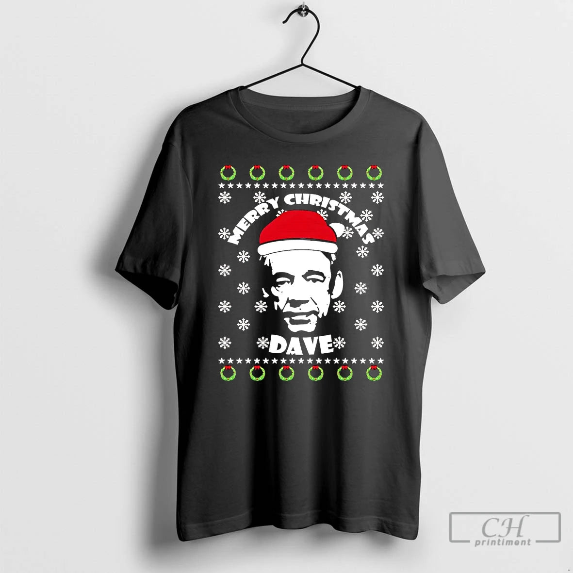 Classic Trigger Only Fools Andorses Wearing Merry Christmas Dave T Shirts