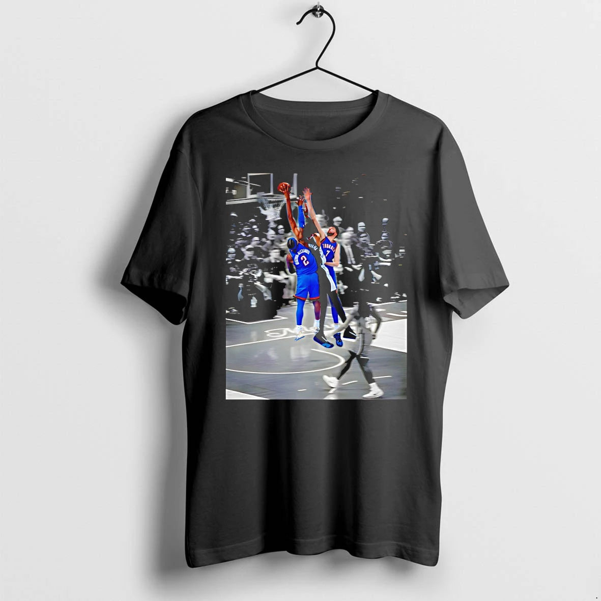 Classic Victor Wembanyama Dunk On Shai Gilgeous Alexander Graphic Basketball Photo Shirts Sweater