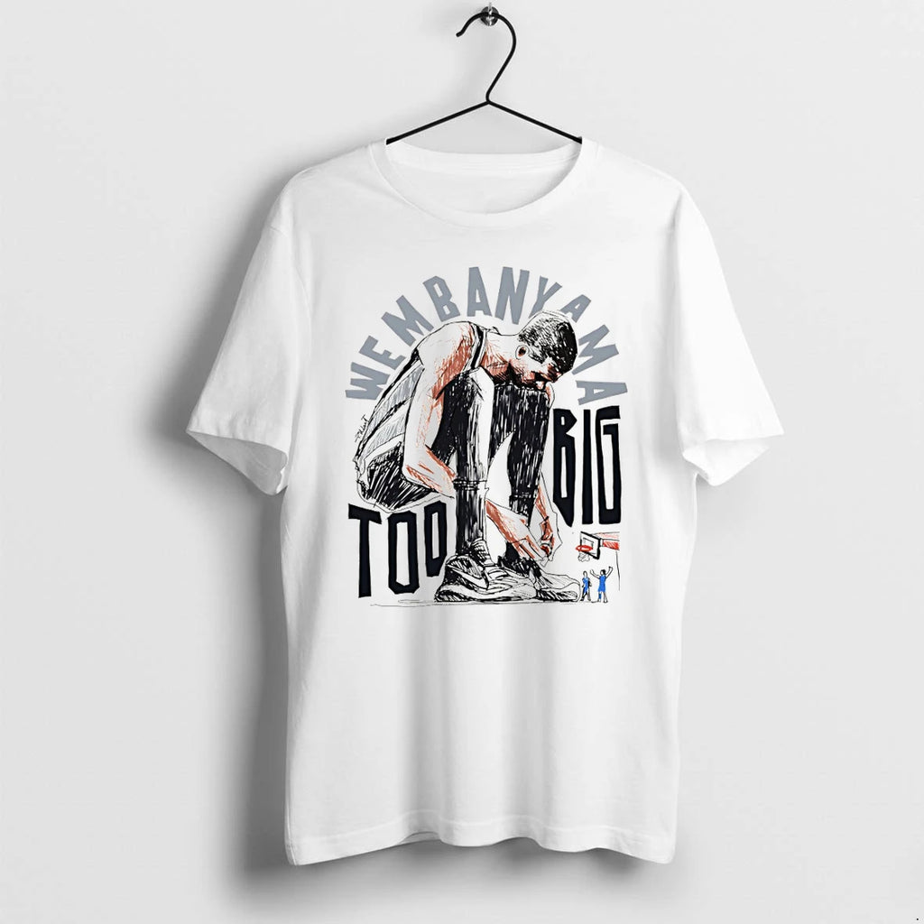 Classic Victor Wembanyama San Antonio Spurs Basketball Too Big Art Cartoon Shirts Sweater
