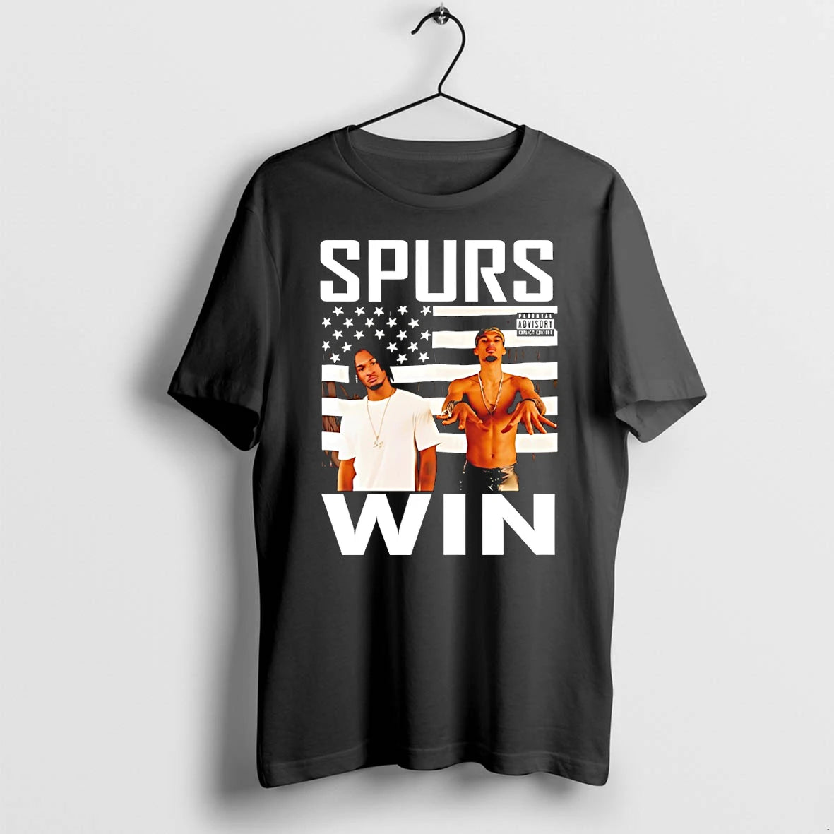 Classic Victor Wembanyama And Stephon Castle Spurs Win Outkast Stankonia American Flag Shirts Sweater