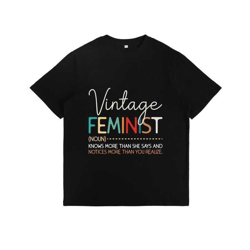 Classic and Impactful T - Shirt with a Clear Feminist Statement: "Feminist" Hoodie, Sweatshirt | UrbanDripWear.com