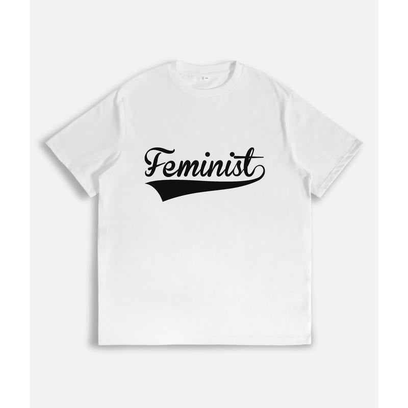Classic and Impactful T - Shirt with a Clear Feminist Statement: "Feminist" style 02 Hoodie, Sweatshirt | UrbanDripWear.com
