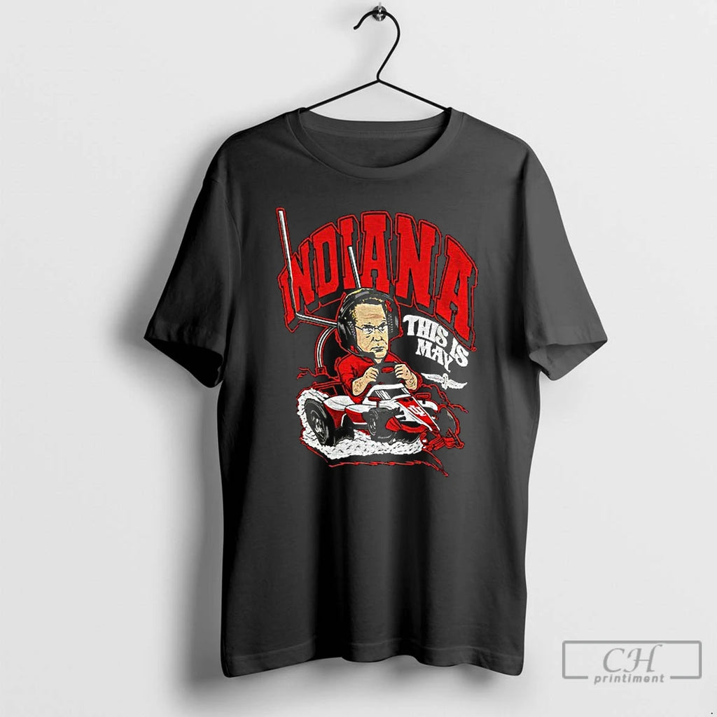 Classic Lvani5uk Curt Cignetti Driving Go Kart This Is Cignettis May Indianapolis 500 T Shirts