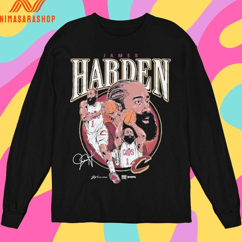 Cleveland Cavaliers James Harden Circle Player Signature 2026 Shirts