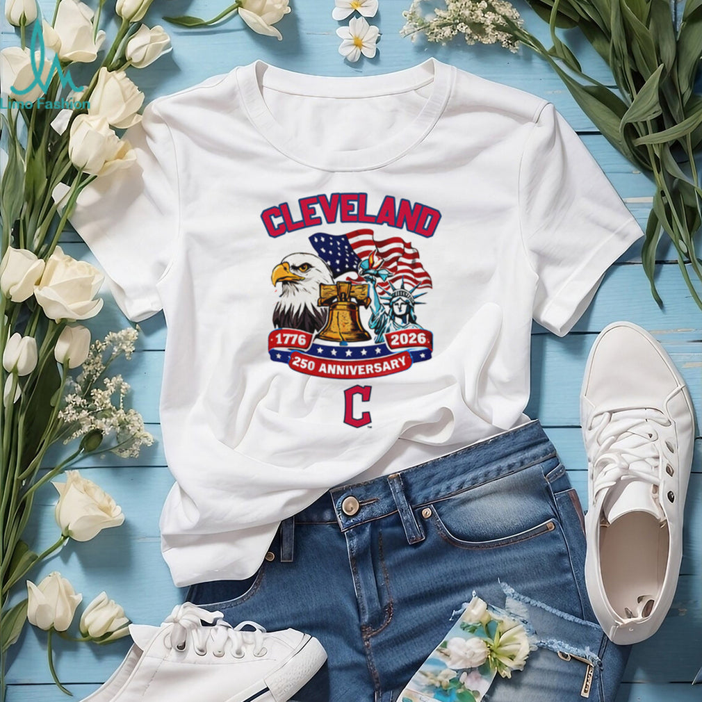 Cleveland Guardians 250th Anniversary 1776 2026 Patriotic Baseball Jersey T Shirt