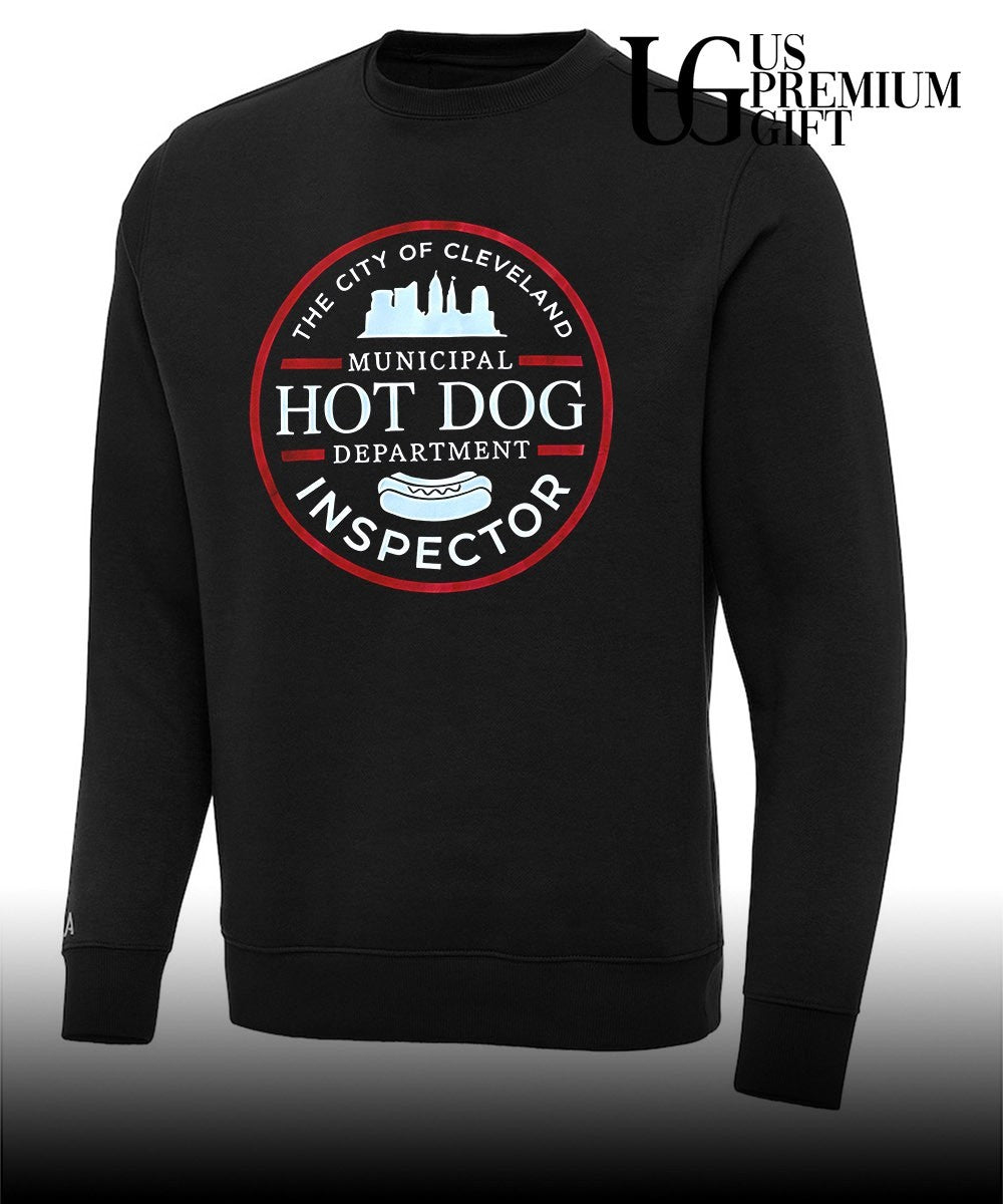 Cleveland Ohio Skyline The City of Cleveland Municipal Hot Dog Department Inspector shirt