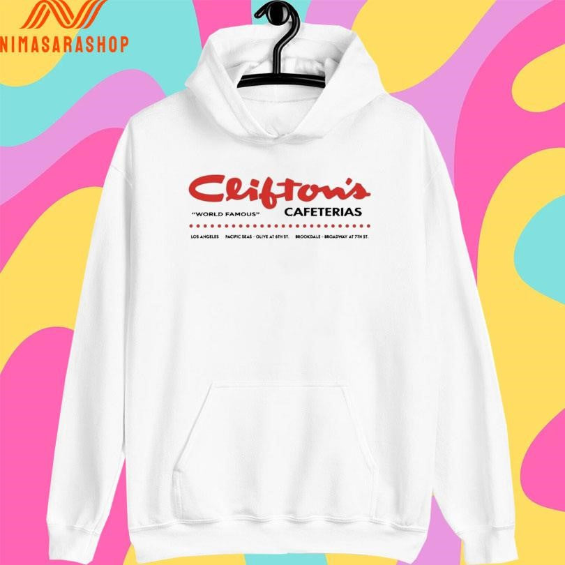 Clifton’s Cafeterias World Famous Los Angeles Pacific Seas Olive At 6th St Brookdale-broadway At 7th St Shirts