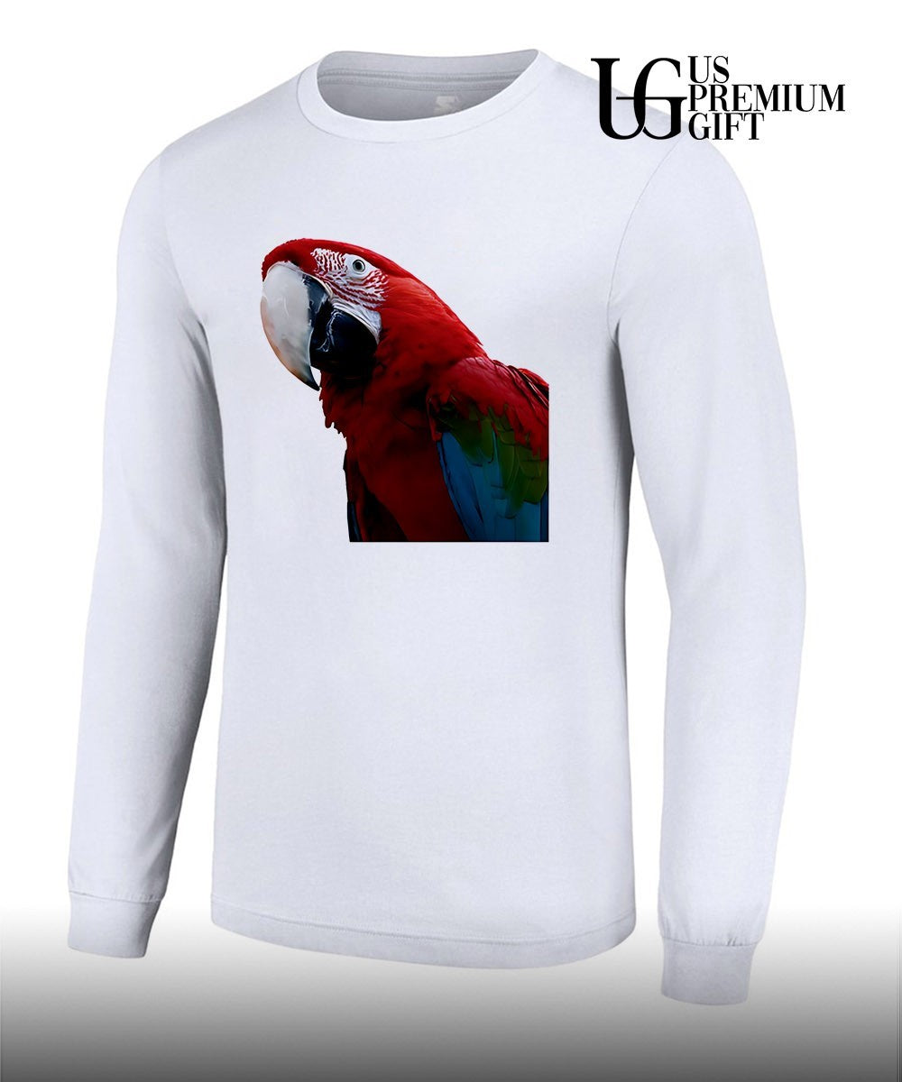 Closeup Of A Green Winged Macaw Parrot shirt