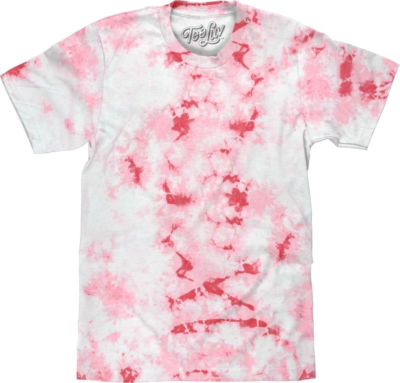 Cloud Wash T-Shirt - Red Tie Dye Hoodie, Sweatshirt | UrbanDripWear.com